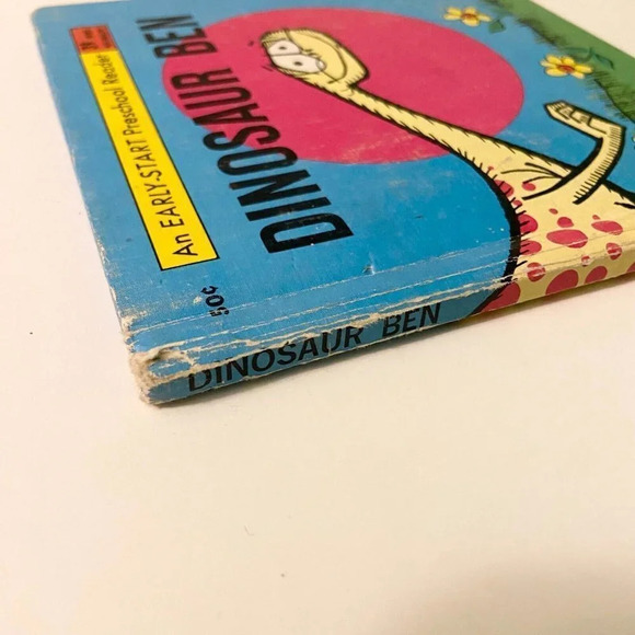 Vintage 1965 Dinosaur Ben  An Early Start Preschool Reader Annie DeCaprio Book - Picture 6 of 16